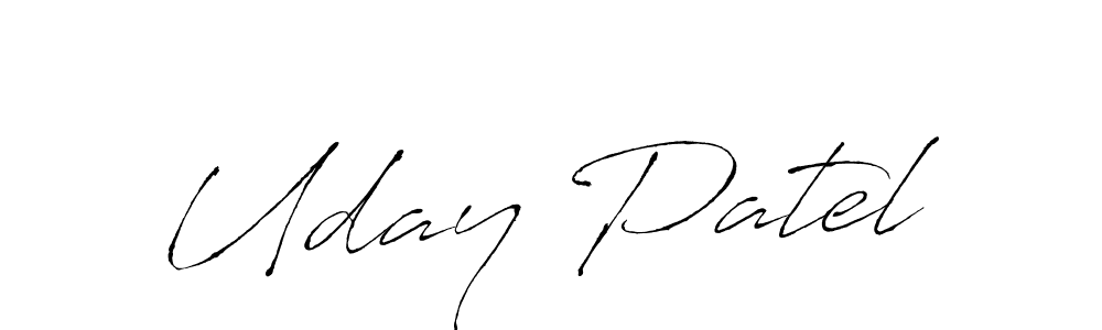 Also You can easily find your signature by using the search form. We will create Uday Patel name handwritten signature images for you free of cost using Antro_Vectra sign style. Uday Patel signature style 6 images and pictures png