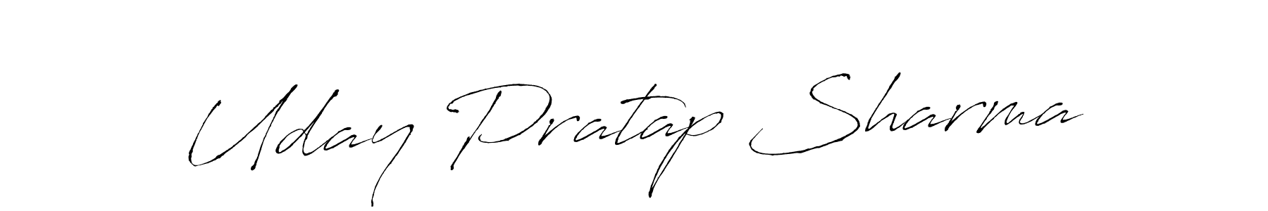 Use a signature maker to create a handwritten signature online. With this signature software, you can design (Antro_Vectra) your own signature for name Uday Pratap Sharma. Uday Pratap Sharma signature style 6 images and pictures png