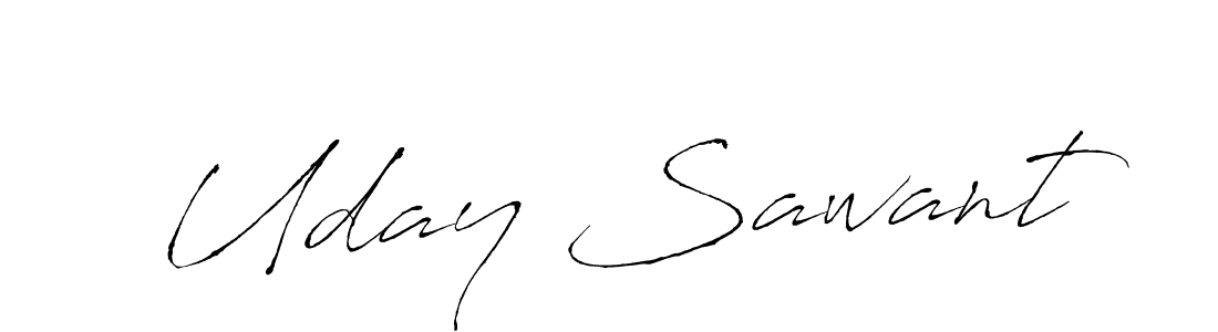 Make a beautiful signature design for name Uday Sawant. Use this online signature maker to create a handwritten signature for free. Uday Sawant signature style 6 images and pictures png