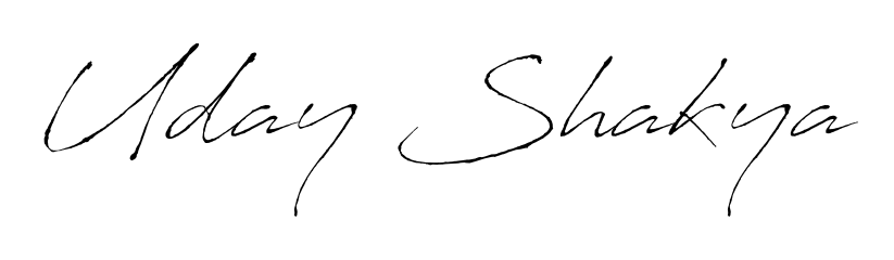 Get inspired by this graceful Antro_Vectra signature style for name Uday Shakya. Smooth loops and balanced proportions for everyday use. Uday Shakya signature style 6 images and pictures png