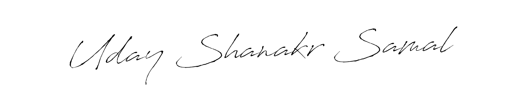 You should practise on your own different ways (Antro_Vectra) to write your name (Uday Shanakr Samal) in signature. don't let someone else do it for you. Uday Shanakr Samal signature style 6 images and pictures png