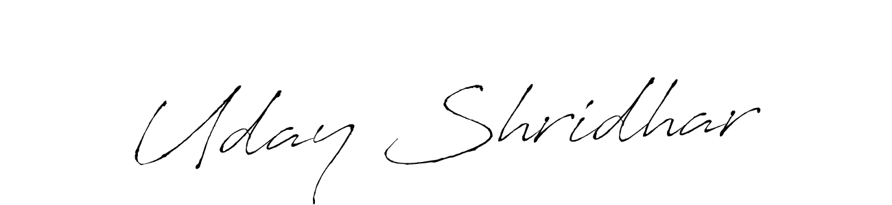 This is the best signature style for the Uday Shridhar name. Also you like these signature font (Antro_Vectra). Mix name signature. Uday Shridhar signature style 6 images and pictures png
