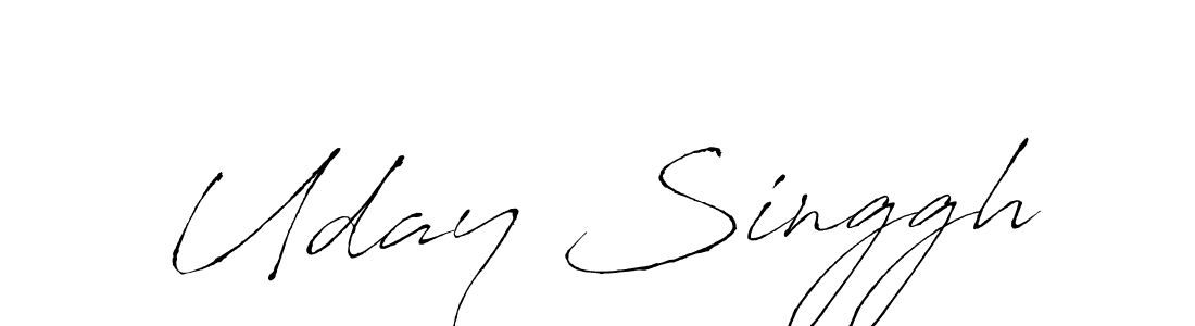 Use a signature maker to create a handwritten signature online. With this signature software, you can design (Antro_Vectra) your own signature for name Uday Singgh. Uday Singgh signature style 6 images and pictures png