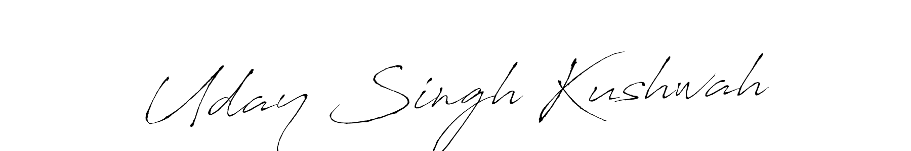 Design your own signature with our free online signature maker. With this signature software, you can create a handwritten (Antro_Vectra) signature for name Uday Singh Kushwah. Uday Singh Kushwah signature style 6 images and pictures png