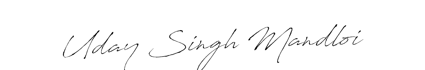 Use a signature maker to create a handwritten signature online. With this signature software, you can design (Antro_Vectra) your own signature for name Uday Singh Mandloi. Uday Singh Mandloi signature style 6 images and pictures png