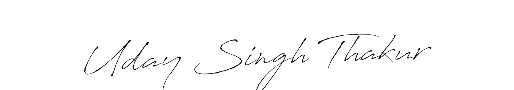 Design your own signature with our free online signature maker. With this signature software, you can create a handwritten (Antro_Vectra) signature for name Uday Singh Thakur. Uday Singh Thakur signature style 6 images and pictures png
