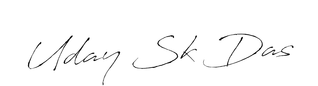 Create a beautiful signature design for name Uday Sk Das. With this signature (Antro_Vectra) fonts, you can make a handwritten signature for free. Uday Sk Das signature style 6 images and pictures png