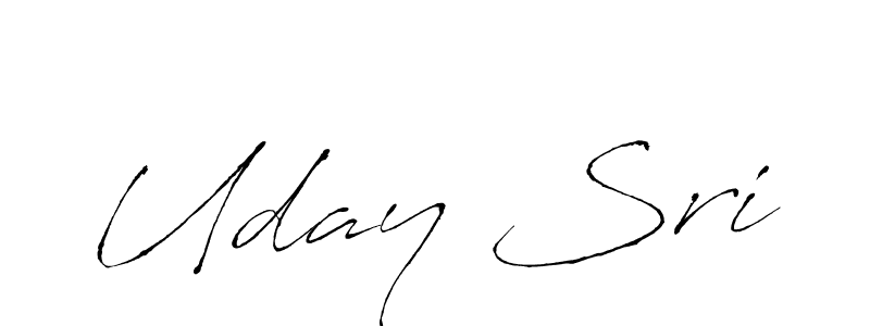 Also You can easily find your signature by using the search form. We will create Uday Sri name handwritten signature images for you free of cost using Antro_Vectra sign style. Uday Sri signature style 6 images and pictures png