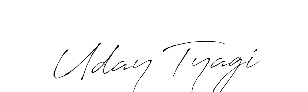 How to make Uday Tyagi signature? Antro_Vectra is a professional autograph style. Create handwritten signature for Uday Tyagi name. Uday Tyagi signature style 6 images and pictures png