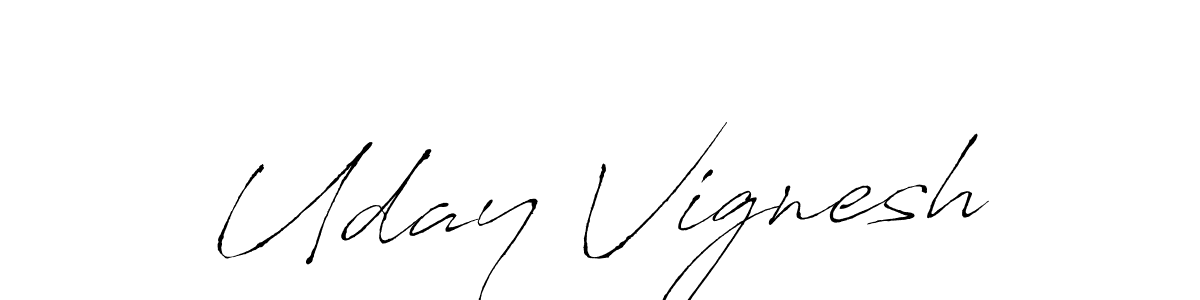 Best and Professional Signature Style for Uday Vignesh. Antro_Vectra Best Signature Style Collection. Uday Vignesh signature style 6 images and pictures png