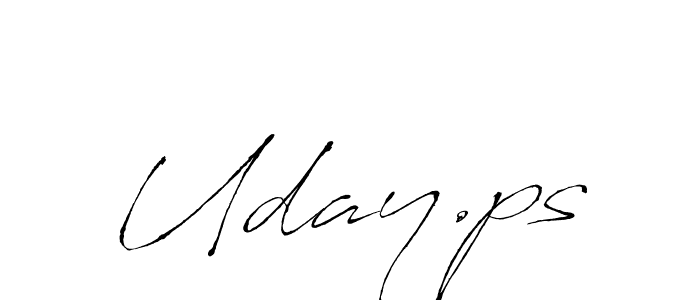 Make a beautiful signature design for name Uday.ps. Use this online signature maker to create a handwritten signature for free. Uday.ps signature style 6 images and pictures png