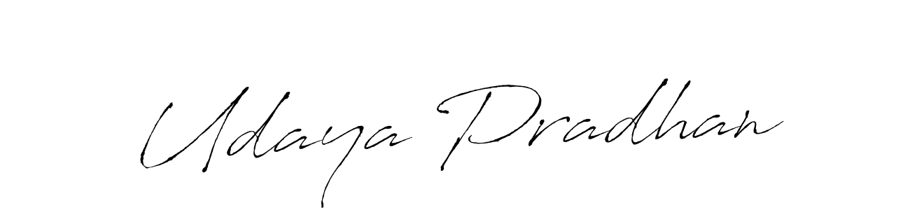 Udaya Pradhan stylish signature style. Best Handwritten Sign (Antro_Vectra) for my name. Handwritten Signature Collection Ideas for my name Udaya Pradhan. Udaya Pradhan signature style 6 images and pictures png