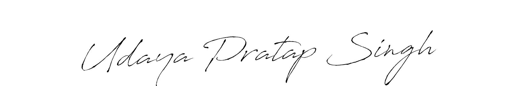 Design your own signature with our free online signature maker. With this signature software, you can create a handwritten (Antro_Vectra) signature for name Udaya Pratap Singh. Udaya Pratap Singh signature style 6 images and pictures png