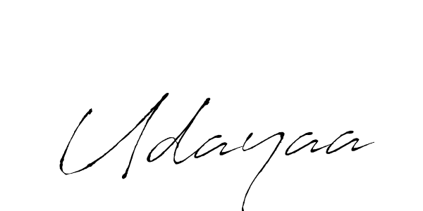 Make a beautiful signature design for name Udayaa. With this signature (Antro_Vectra) style, you can create a handwritten signature for free. Udayaa signature style 6 images and pictures png