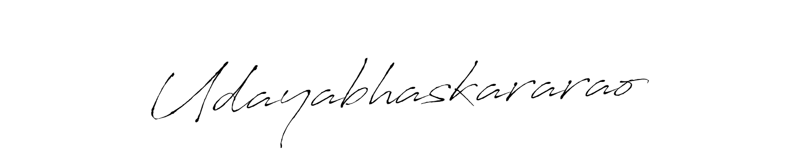 How to make Udayabhaskararao signature? Antro_Vectra is a professional autograph style. Create handwritten signature for Udayabhaskararao name. Udayabhaskararao signature style 6 images and pictures png