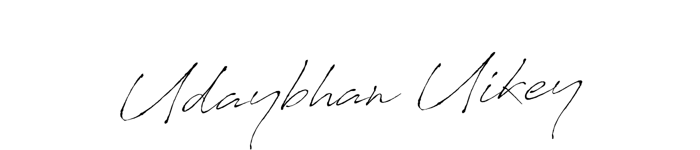 Design your own signature with our free online signature maker. With this signature software, you can create a handwritten (Antro_Vectra) signature for name Udaybhan Uikey. Udaybhan Uikey signature style 6 images and pictures png