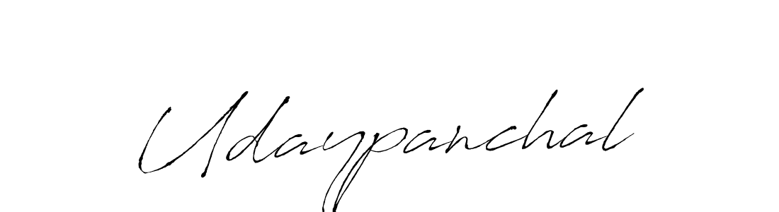 Use a signature maker to create a handwritten signature online. With this signature software, you can design (Antro_Vectra) your own signature for name Udaypanchal. Udaypanchal signature style 6 images and pictures png