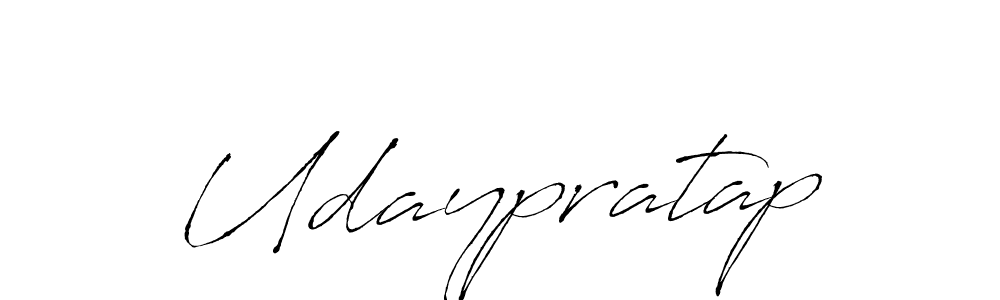 Use a signature maker to create a handwritten signature online. With this signature software, you can design (Antro_Vectra) your own signature for name Udaypratap. Udaypratap signature style 6 images and pictures png