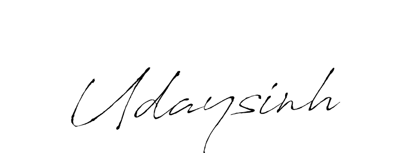 Also we have Udaysinh name is the best signature style. Create professional handwritten signature collection using Antro_Vectra autograph style. Udaysinh signature style 6 images and pictures png