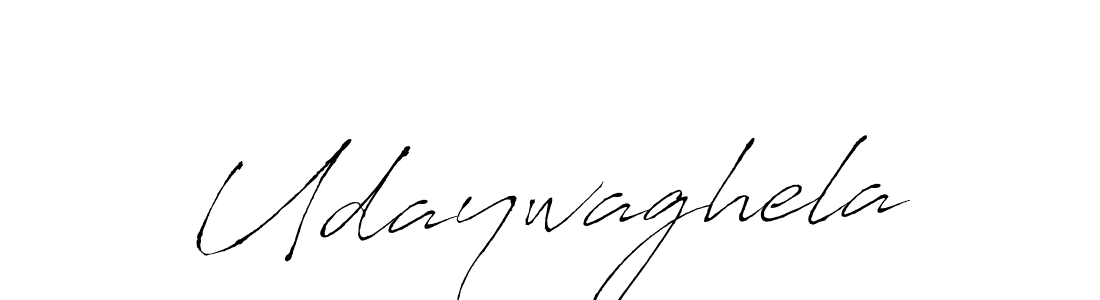 Udaywaghela stylish signature style. Best Handwritten Sign (Antro_Vectra) for my name. Handwritten Signature Collection Ideas for my name Udaywaghela. Udaywaghela signature style 6 images and pictures png