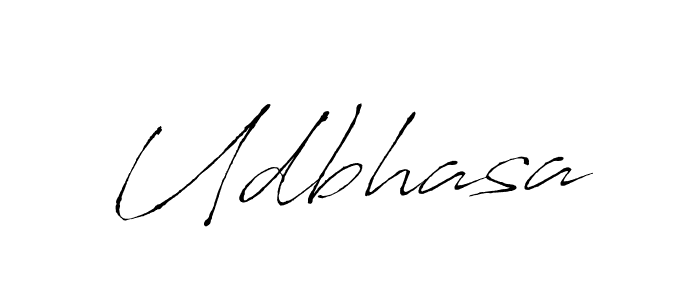 Create a beautiful signature design for name Udbhasa. With this signature (Antro_Vectra) fonts, you can make a handwritten signature for free. Udbhasa signature style 6 images and pictures png