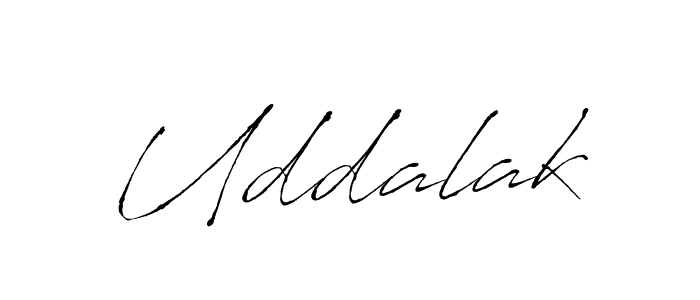 Make a beautiful signature design for name Uddalak. Use this online signature maker to create a handwritten signature for free. Uddalak signature style 6 images and pictures png