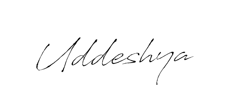 Also we have Uddeshya name is the best signature style. Create professional handwritten signature collection using Antro_Vectra autograph style. Uddeshya signature style 6 images and pictures png