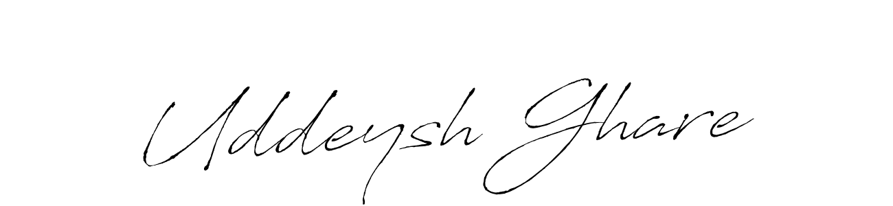 How to Draw Uddeysh Ghare signature style? Antro_Vectra is a latest design signature styles for name Uddeysh Ghare. Uddeysh Ghare signature style 6 images and pictures png