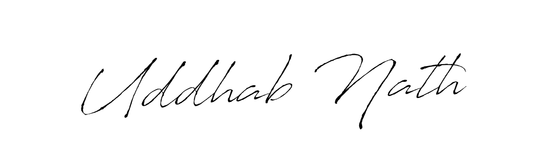 You should practise on your own different ways (Antro_Vectra) to write your name (Uddhab Nath) in signature. don't let someone else do it for you. Uddhab Nath signature style 6 images and pictures png
