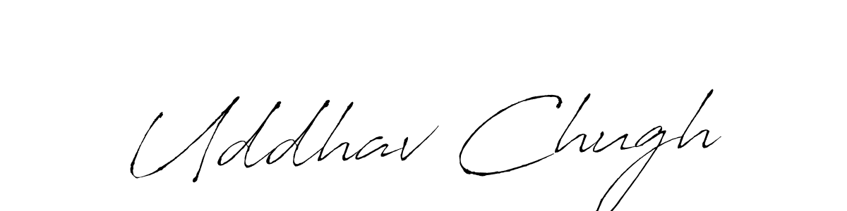 Also You can easily find your signature by using the search form. We will create Uddhav Chugh name handwritten signature images for you free of cost using Antro_Vectra sign style. Uddhav Chugh signature style 6 images and pictures png