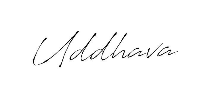 Make a beautiful signature design for name Uddhava. With this signature (Antro_Vectra) style, you can create a handwritten signature for free. Uddhava signature style 6 images and pictures png