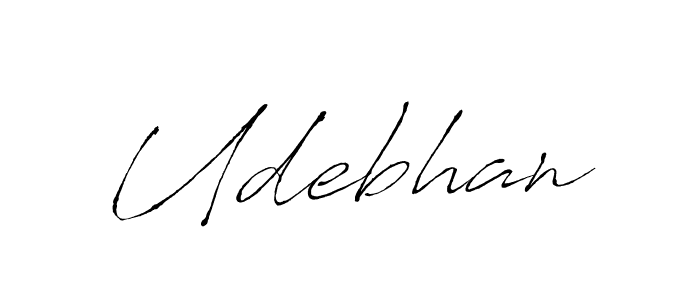 How to Draw Udebhan signature style? Antro_Vectra is a latest design signature styles for name Udebhan. Udebhan signature style 6 images and pictures png