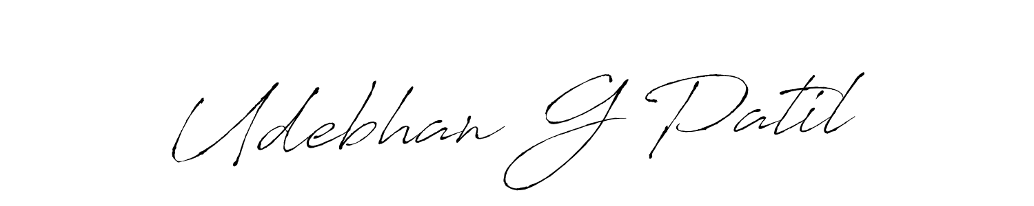 Once you've used our free online signature maker to create your best signature Antro_Vectra style, it's time to enjoy all of the benefits that Udebhan G Patil name signing documents. Udebhan G Patil signature style 6 images and pictures png