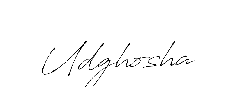 Make a beautiful signature design for name Udghosha. Use this online signature maker to create a handwritten signature for free. Udghosha signature style 6 images and pictures png