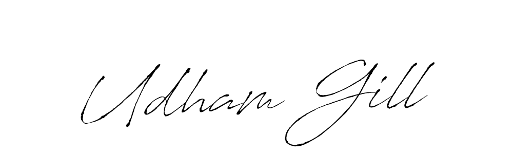 Also You can easily find your signature by using the search form. We will create Udham Gill name handwritten signature images for you free of cost using Antro_Vectra sign style. Udham Gill signature style 6 images and pictures png