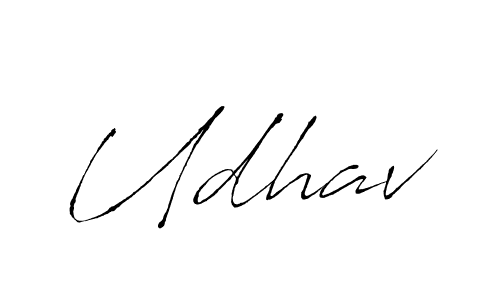 Also You can easily find your signature by using the search form. We will create Udhav name handwritten signature images for you free of cost using Antro_Vectra sign style. Udhav signature style 6 images and pictures png
