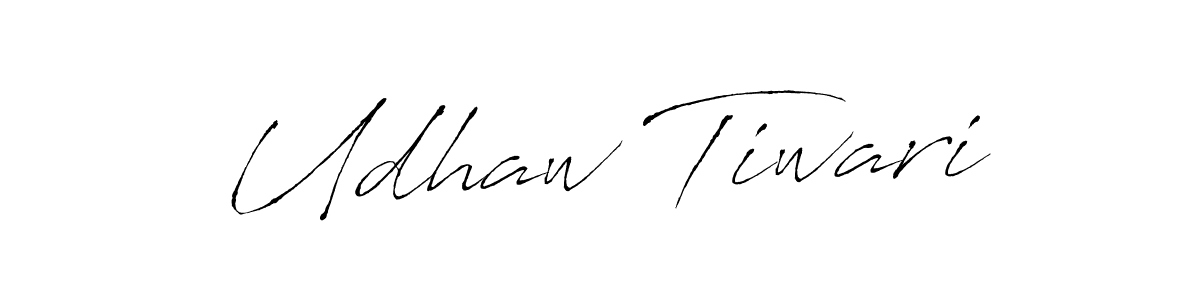 Use a signature maker to create a handwritten signature online. With this signature software, you can design (Antro_Vectra) your own signature for name Udhaw Tiwari. Udhaw Tiwari signature style 6 images and pictures png