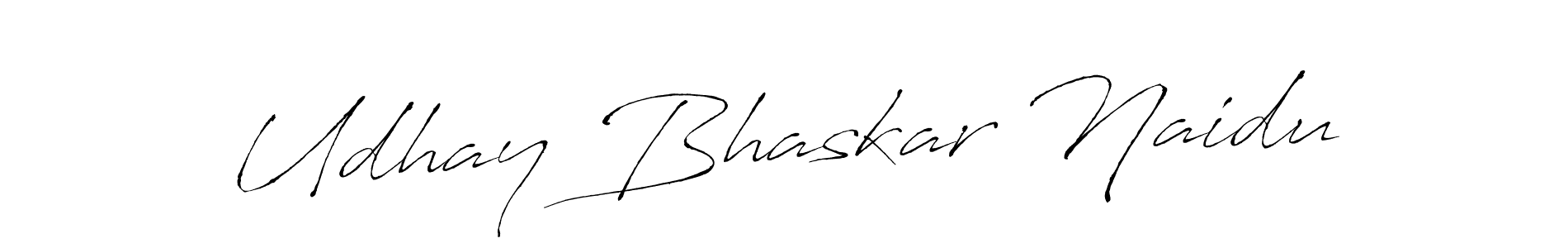 Create a beautiful signature design for name Udhay Bhaskar Naidu. With this signature (Antro_Vectra) fonts, you can make a handwritten signature for free. Udhay Bhaskar Naidu signature style 6 images and pictures png
