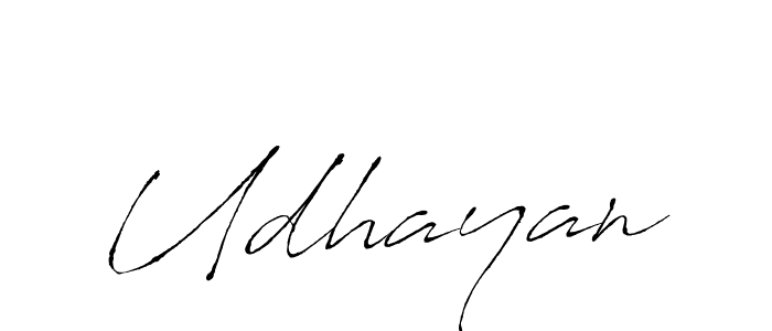 Make a beautiful signature design for name Udhayan. With this signature (Antro_Vectra) style, you can create a handwritten signature for free. Udhayan signature style 6 images and pictures png