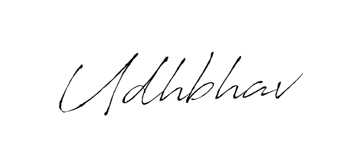 Make a beautiful signature design for name Udhbhav. With this signature (Antro_Vectra) style, you can create a handwritten signature for free. Udhbhav signature style 6 images and pictures png