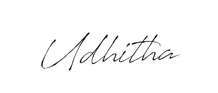 if you are searching for the best signature style for your name Udhitha. so please give up your signature search. here we have designed multiple signature styles  using Antro_Vectra. Udhitha signature style 6 images and pictures png