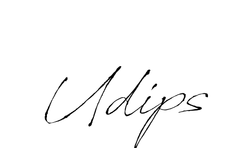 Make a beautiful signature design for name Udips. Use this online signature maker to create a handwritten signature for free. Udips signature style 6 images and pictures png