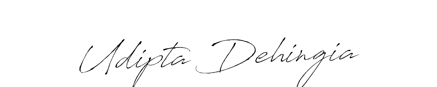 How to make Udipta Dehingia signature? Antro_Vectra is a professional autograph style. Create handwritten signature for Udipta Dehingia name. Udipta Dehingia signature style 6 images and pictures png