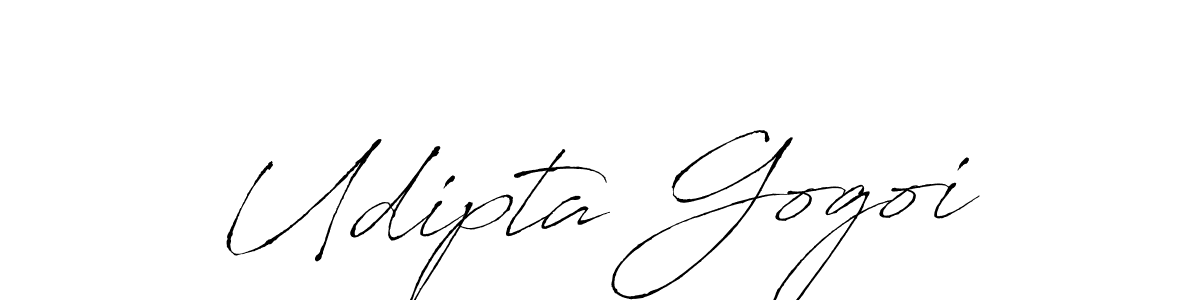 Also we have Udipta Gogoi name is the best signature style. Create professional handwritten signature collection using Antro_Vectra autograph style. Udipta Gogoi signature style 6 images and pictures png