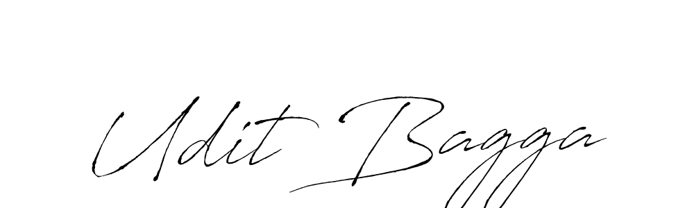 Udit Bagga stylish signature style. Best Handwritten Sign (Antro_Vectra) for my name. Handwritten Signature Collection Ideas for my name Udit Bagga. Udit Bagga signature style 6 images and pictures png