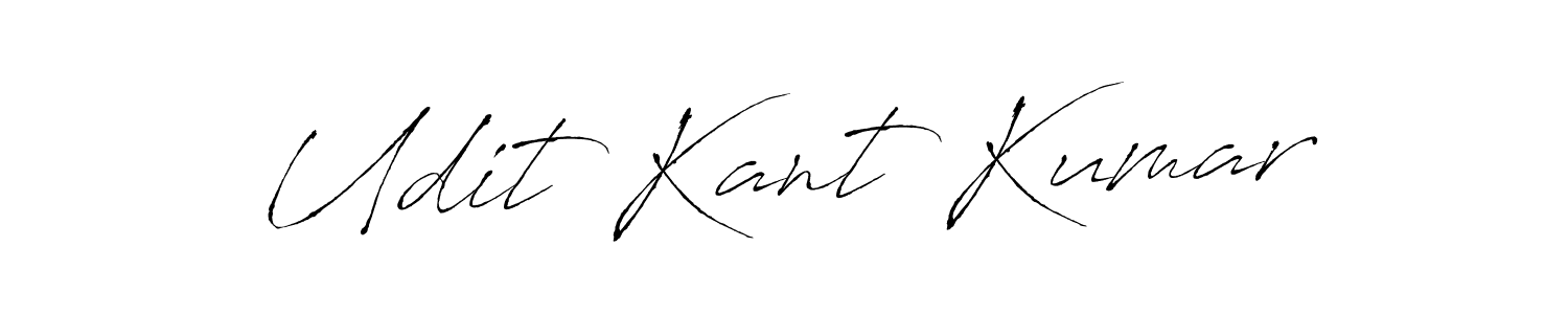 Use a signature maker to create a handwritten signature online. With this signature software, you can design (Antro_Vectra) your own signature for name Udit Kant Kumar. Udit Kant Kumar signature style 6 images and pictures png