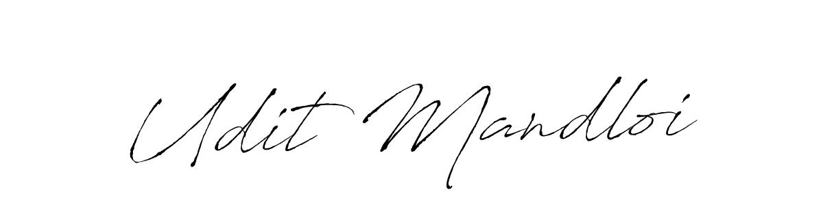 Design your own signature with our free online signature maker. With this signature software, you can create a handwritten (Antro_Vectra) signature for name Udit Mandloi. Udit Mandloi signature style 6 images and pictures png