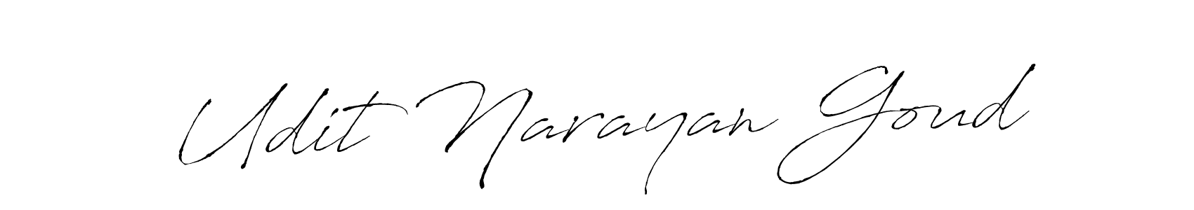 Use a signature maker to create a handwritten signature online. With this signature software, you can design (Antro_Vectra) your own signature for name Udit Narayan Goud. Udit Narayan Goud signature style 6 images and pictures png