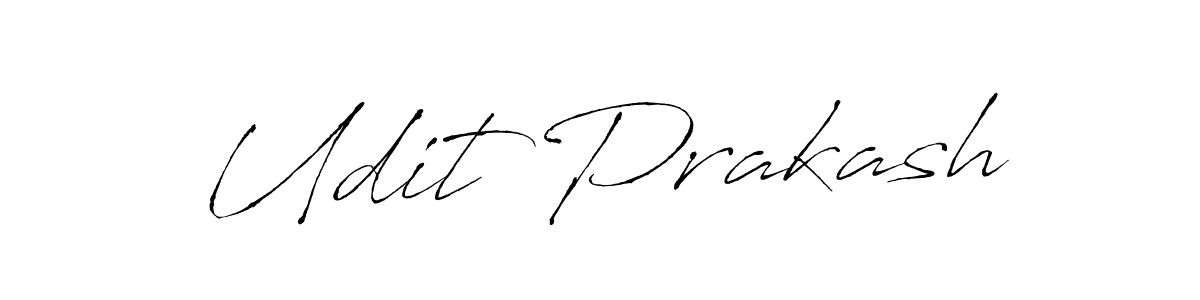 Create a beautiful signature design for name Udit Prakash. With this signature (Antro_Vectra) fonts, you can make a handwritten signature for free. Udit Prakash signature style 6 images and pictures png