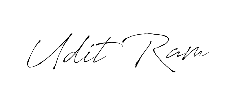 The best way (Antro_Vectra) to make a short signature is to pick only two or three words in your name. The name Udit Ram include a total of six letters. For converting this name. Udit Ram signature style 6 images and pictures png